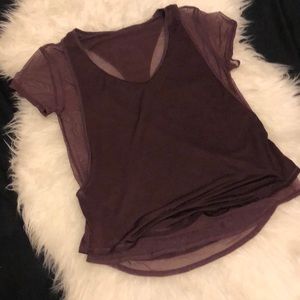 Lululemon mesh top size 4
